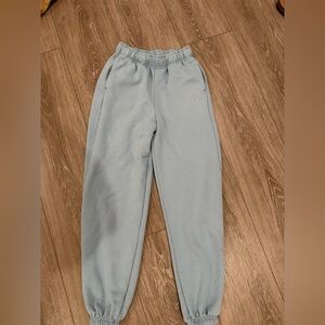 Light Blue Alo Yoga Sweatpants